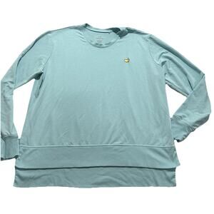 Masters Women’s XL Lightweight High Low Light Blue Sweatshirt Golf